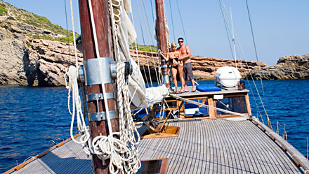 Navigating at Ibiza
